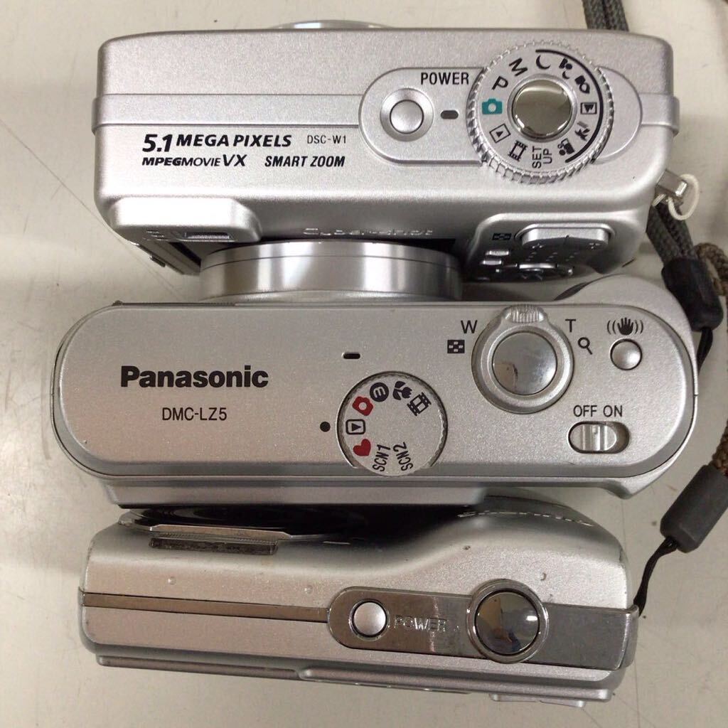 OLYMPUS FE-46 FE-180 SONY DSC-W1 PENTAX E90 Nikon E5600 PanasonicDMCLZ5デジタルカメラ 電池式 合わせて6台！デジカメ _画像3