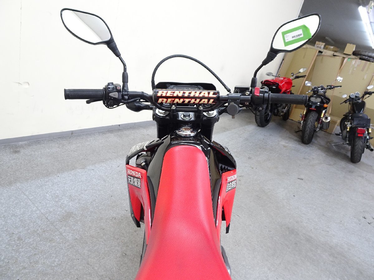 HONDA CRF250M【動画有】ローン可 JBK-MD38 モタード タケガワマフラー オフロード ETC CRF250L ホンダ 車体 売り切りの画像9