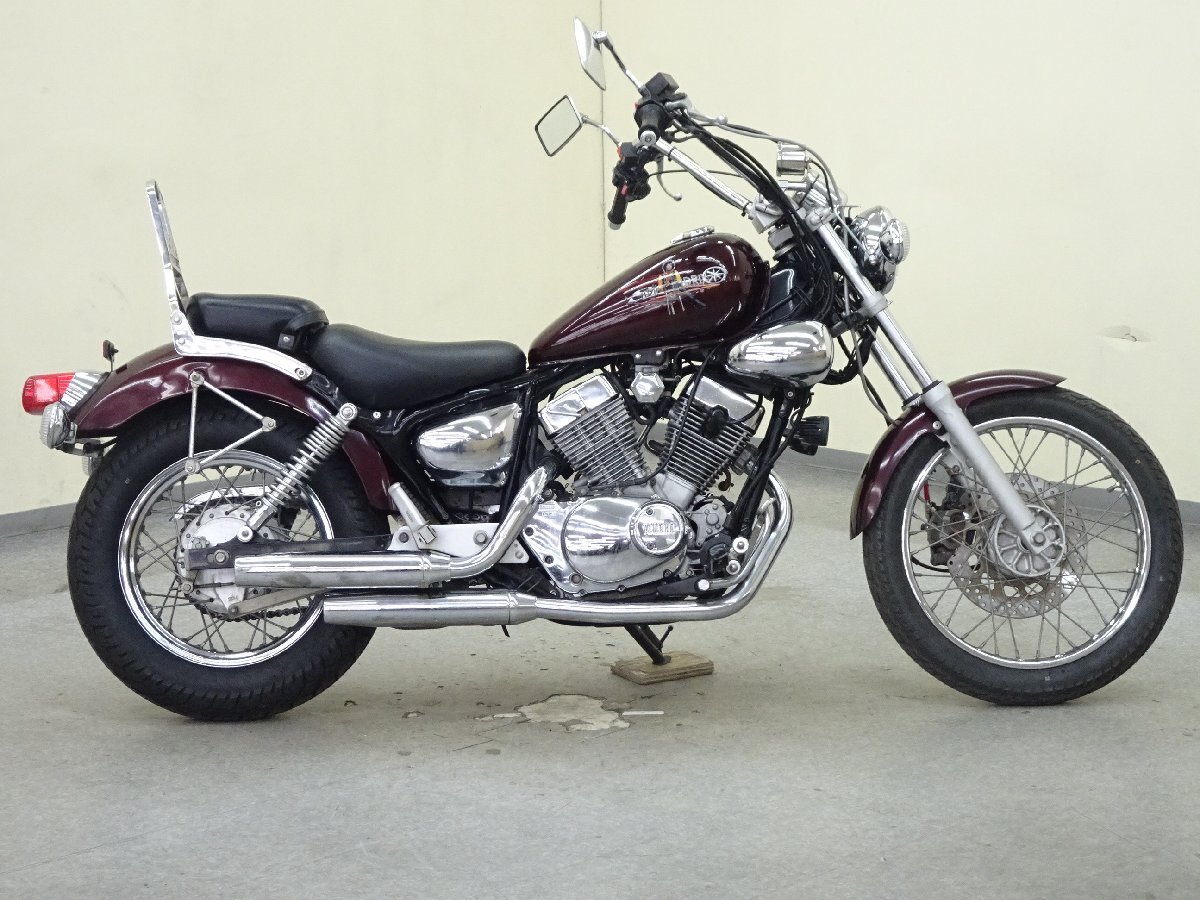 YAMAHA XV250 Virago【動画有】ローン可 V-STAR 逆車 250cc アメリカン ビラーゴ 250cc 車体 ヤマハ 売り切りの画像4