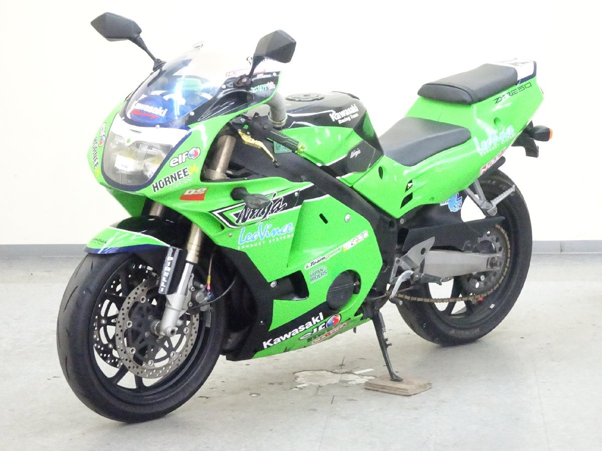 KAWASAKI ZXR250【動画有】ローン可 OVERマフラー ZX250C フルカウル 4気筒 キャブ車 車体 カワサキ売り切り_画像3