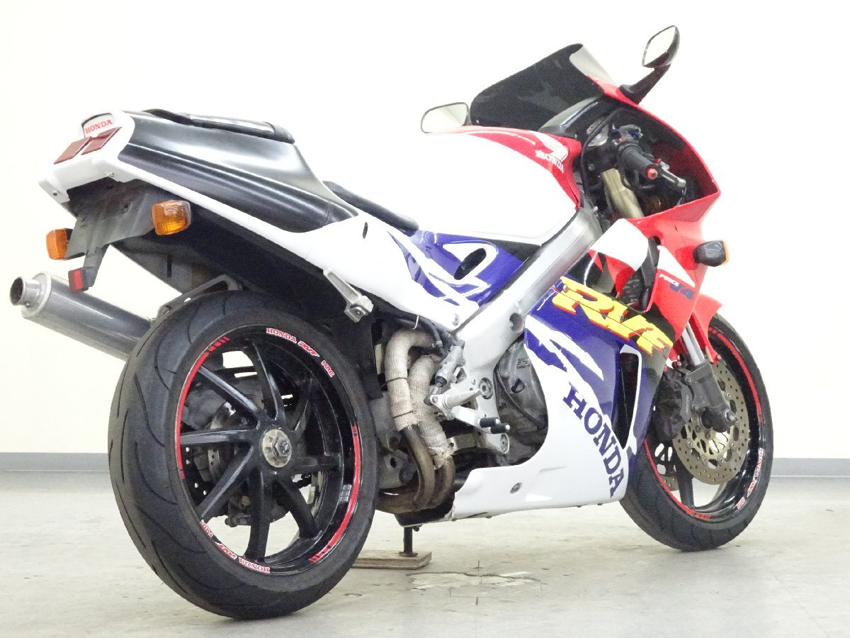 HONDA RVF 【動画有】 ローン可 車検残有 レーサーレプリカ V4 400cc 絶版車 フルカウル NC35 車体 ホンダ 売り切り_画像2