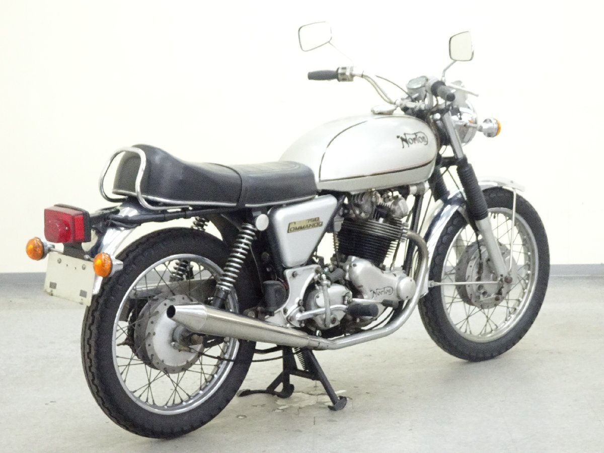 Norton Commando 750【動画有】ローン可 コマンド 750cc ビンテージ 右チェンジ左ブレーキ 希少車 英国車 旧車 車体 ノートン 売り切りの画像2