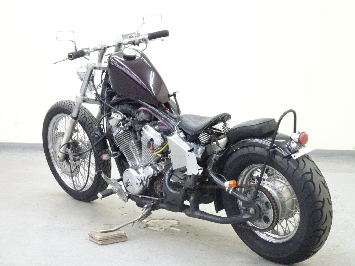 HONDA STEED 400【動画有】ローン可 NC26 カスタム車!! ボバー スティード アメリカン 車体 ホンダ 売り切りの画像6