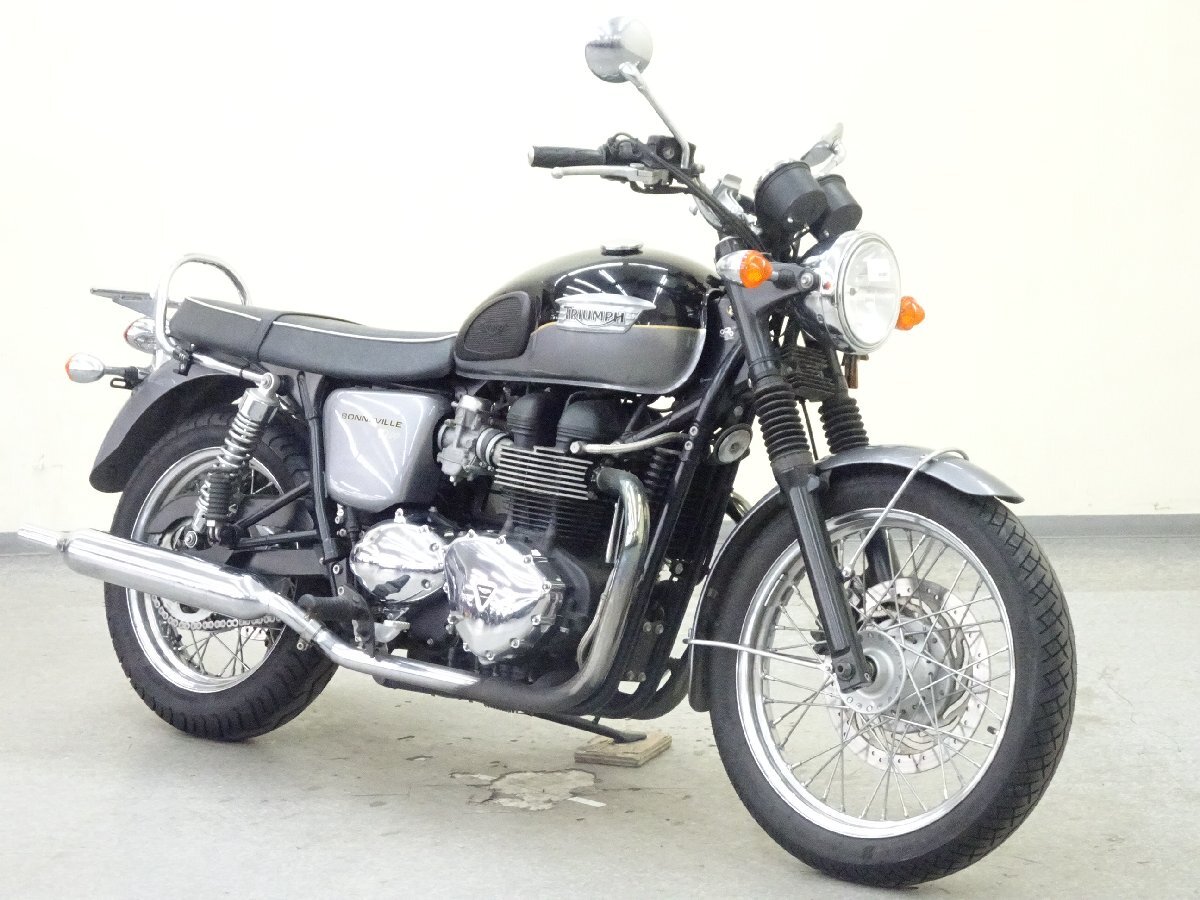 Triumph Bonneville T100【動画有】ローン可 車検残有 ボンネビル インジェクション ネイキッド MF4 ETC 車体 トライアンフ 売り切り_画像1