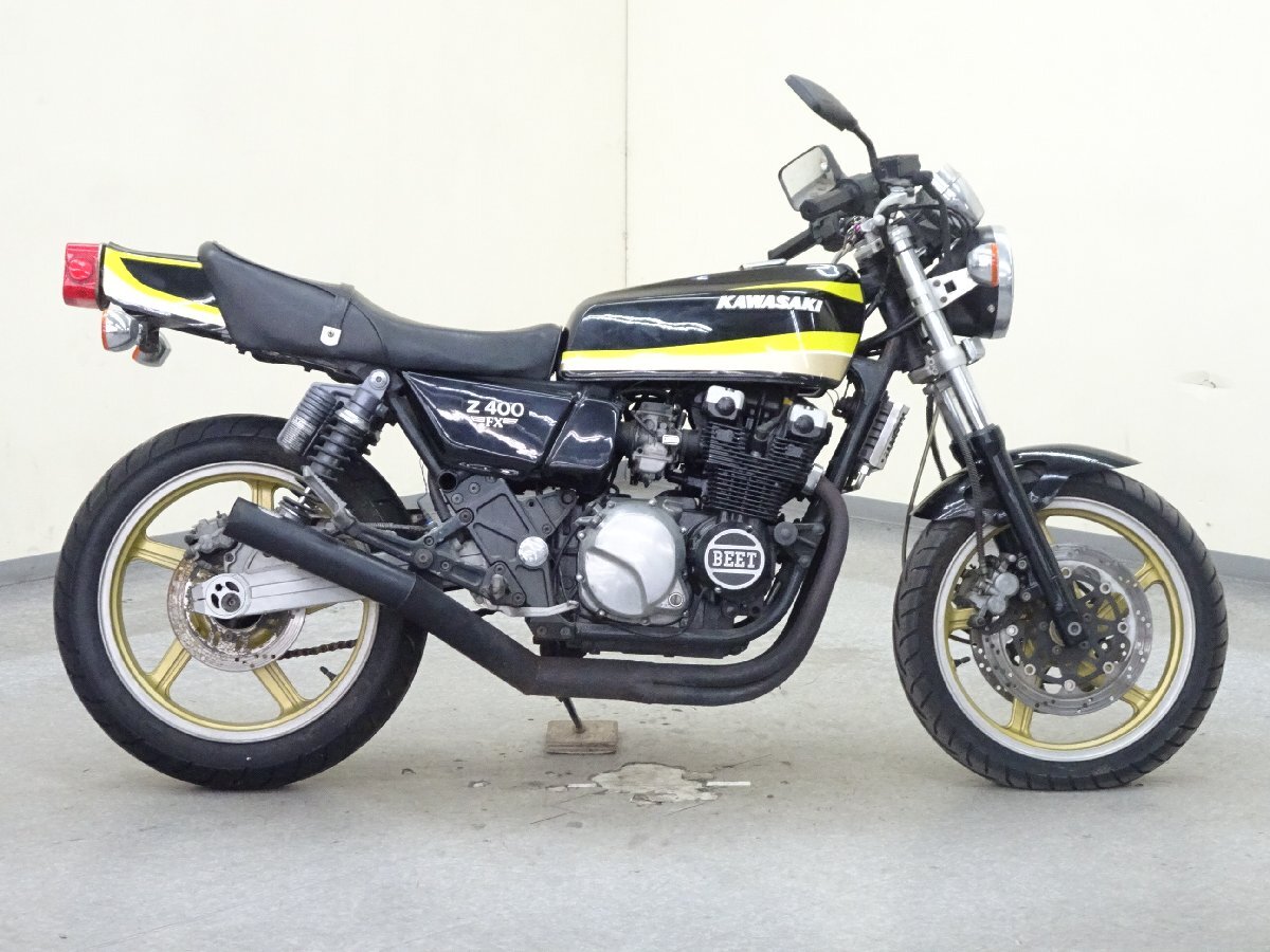 KAWASAKI ZEPHYR【動画有】ローン可 FX仕様!! ネイキッド ゼファー 社外マフラー 絶版車 ZR400C 空冷 4気筒 車体 カワサキ 売り切り_画像4