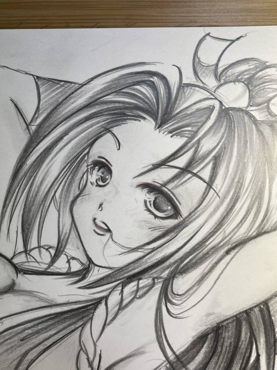 Yahoo!オークション - 手描きイラスト 鉛筆画 ファンアート 餓狼 Yahoo!オークション - 手描きイラスト 鉛筆画 ファンアート 餓狼