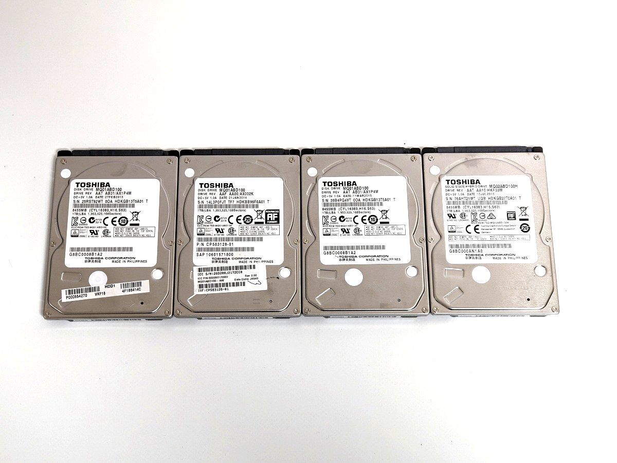 ハードディスク 2.5 SerialATA HDD 1TB 状態正常 4台セット 管11_画像1