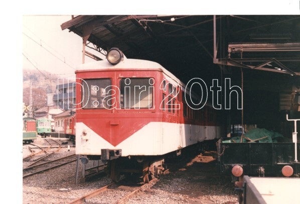 S30039【古い 鉄道 写真】82x120mm程度のサイズ 6枚◇1990年 下津井電鉄 ※電車 路面電車 市電 都電 駅_画像3