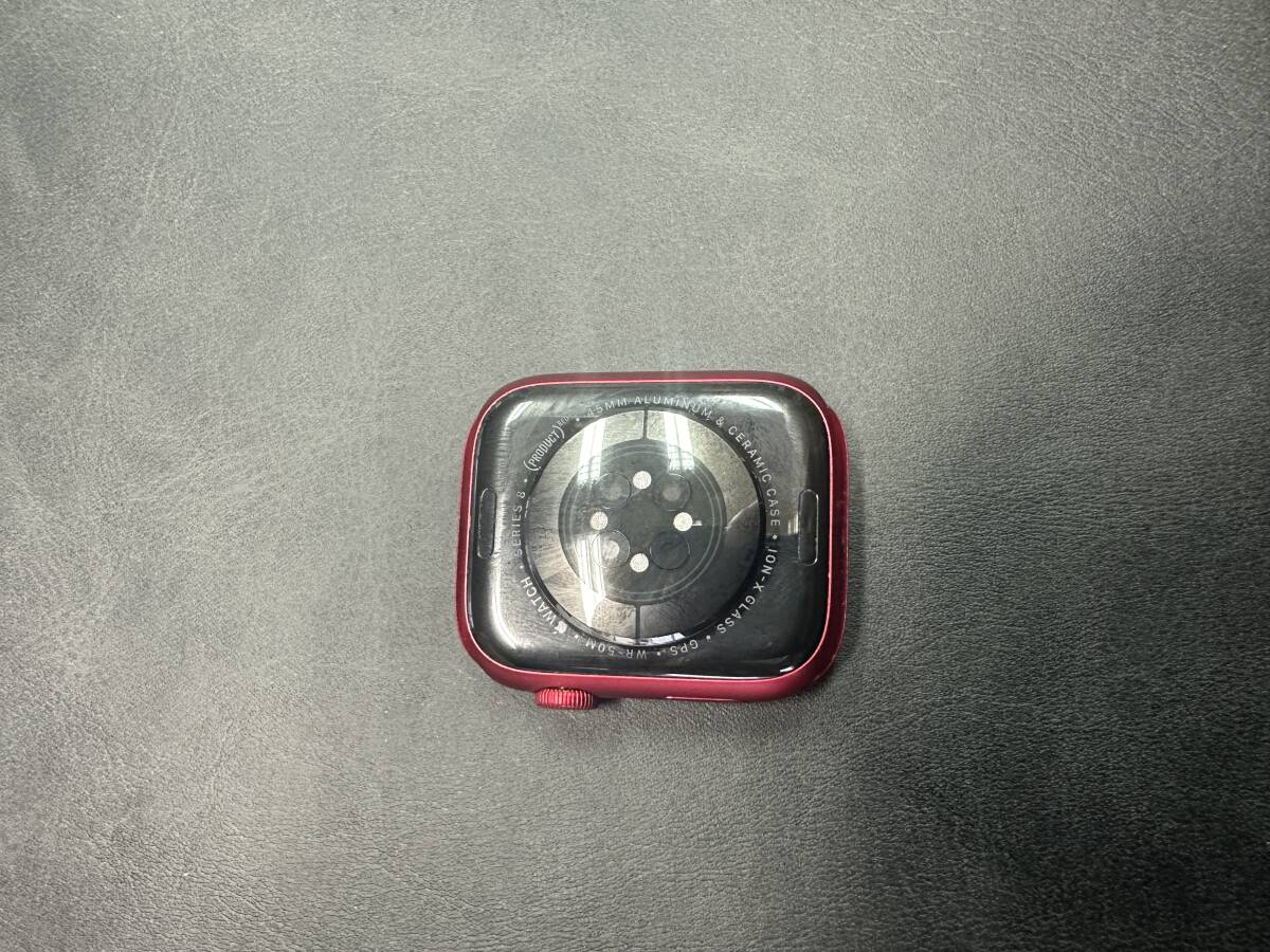 美品　Apple Watch　Series 8 GPSモデル 45mm MNP43J/A (PRODUCT)REDスポーツバンド_画像5