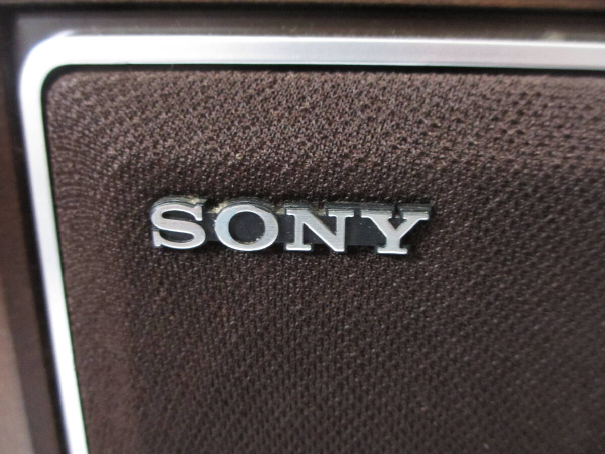 （C）レトロ　SONY ラジオ ICF-9740 ソニー AM FM 2バンド ラジオ　ジャンク_画像9