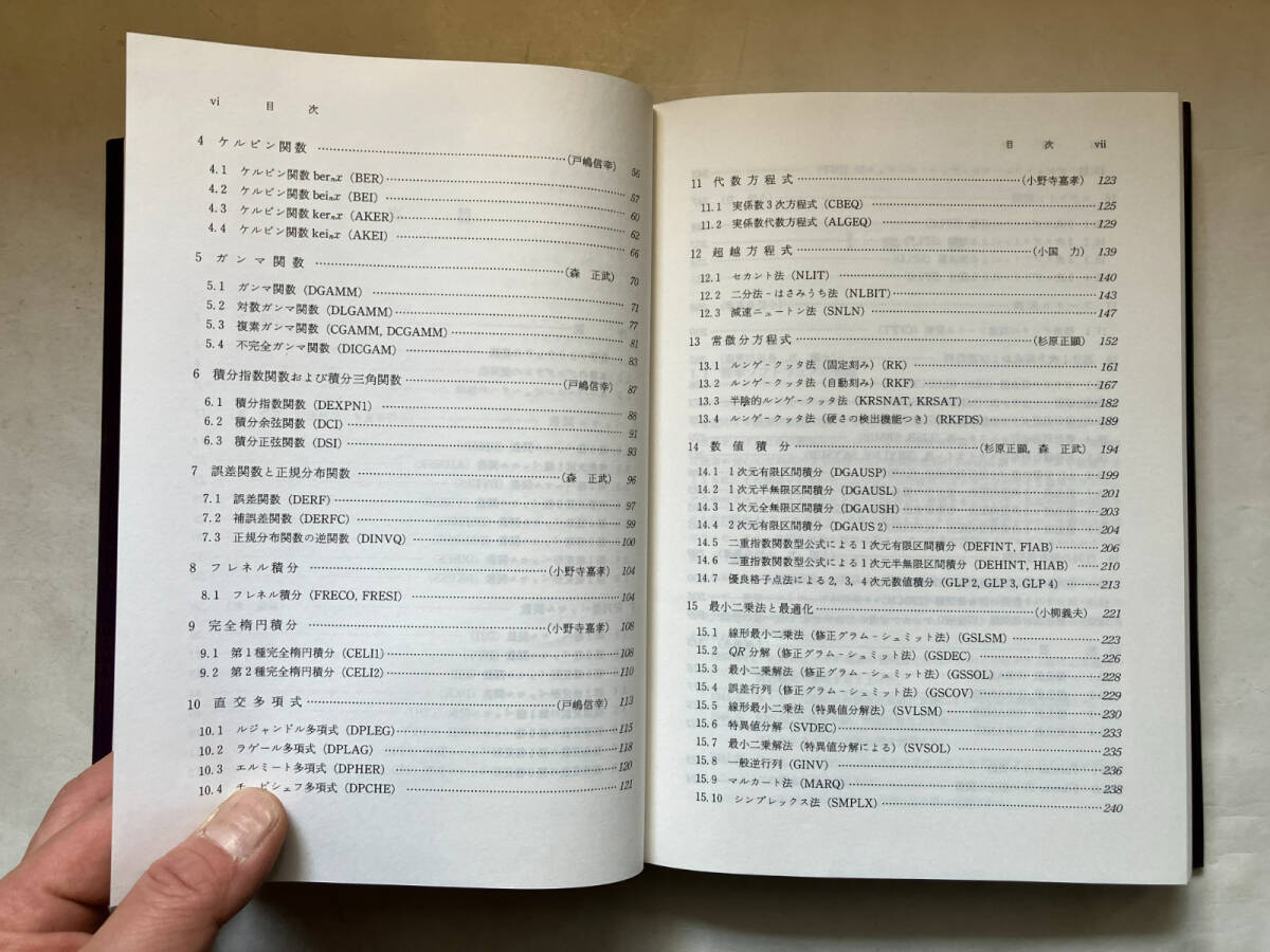 ●再出品なし　「Fortran77による数値計算ソフトウェア」　渡部力/名取亮/小国力：監修　丸善：刊　平成元年年初版　※フロッピー欠_画像7