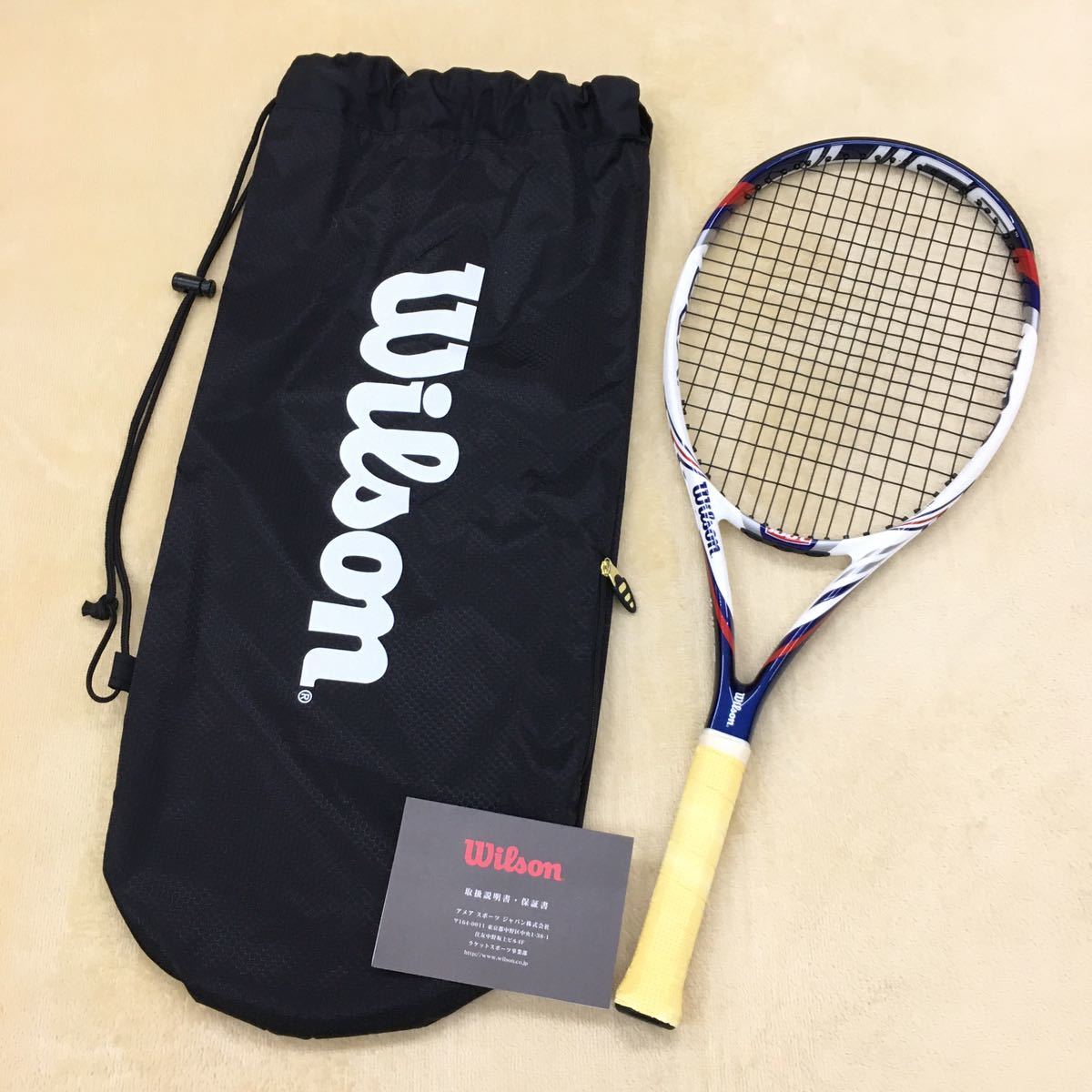 Wilson JUICE100L amplifeel 360 ウィルソン テニスラケット 硬式 スポーツ用品4 1/4 L2 グリップサイズ2 説明書 収納袋付き