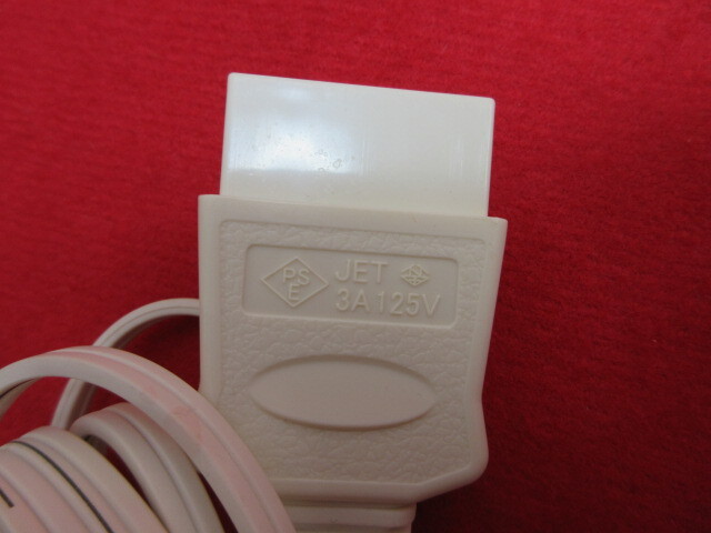 【YY47/定510】YAMAZEN/山善　ホットマット　コントローラー　電源コード　通電OK♪_画像5