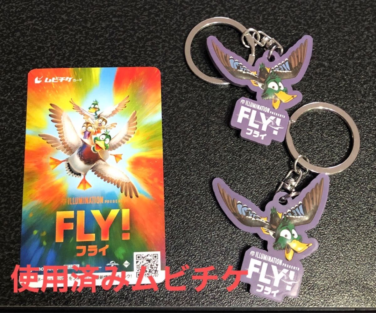 FLY使用済みムビチケ＆キーホルダー2個セット