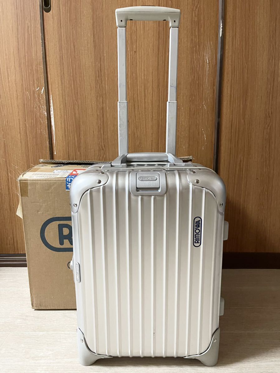 1000円~！廃盤希少品！正規店購入 美品 RIMOWA リモワ トパーズ ミニトロリー キッズトロリー スーツケース TSAロック 2輪 20L 920.42の画像1