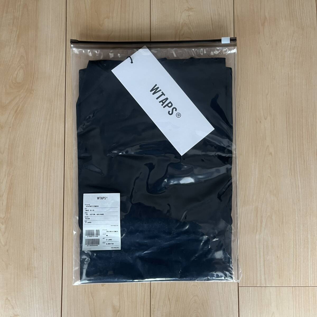 新品 外袋 タグ 欠品無 XL WTAPS MIN-NANO MAXE. DESIGN 03 S/S Tシャツ ブラック 黒 19SS ミンナノ ダブルタップス