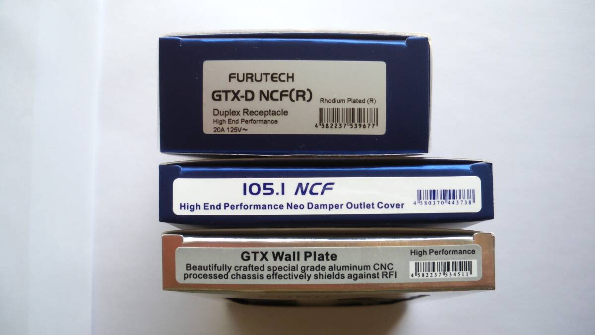 Furutech フルテック GTX-D NCF, 105-1, GTX Wall Plate, 壁コンセント、コンセントベース、コンセントカバー　３点セット_画像6