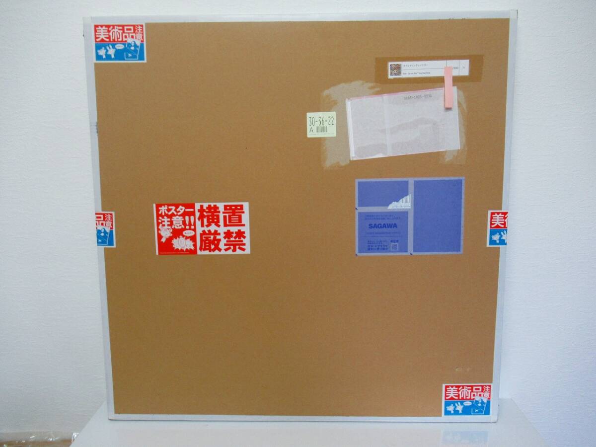 国内正規店購入 kaikaikiki zingaro 村上隆 サイン入り ドラえもん ポスター ED300 タイムマシンでレッツゴー 新品未開封の画像4