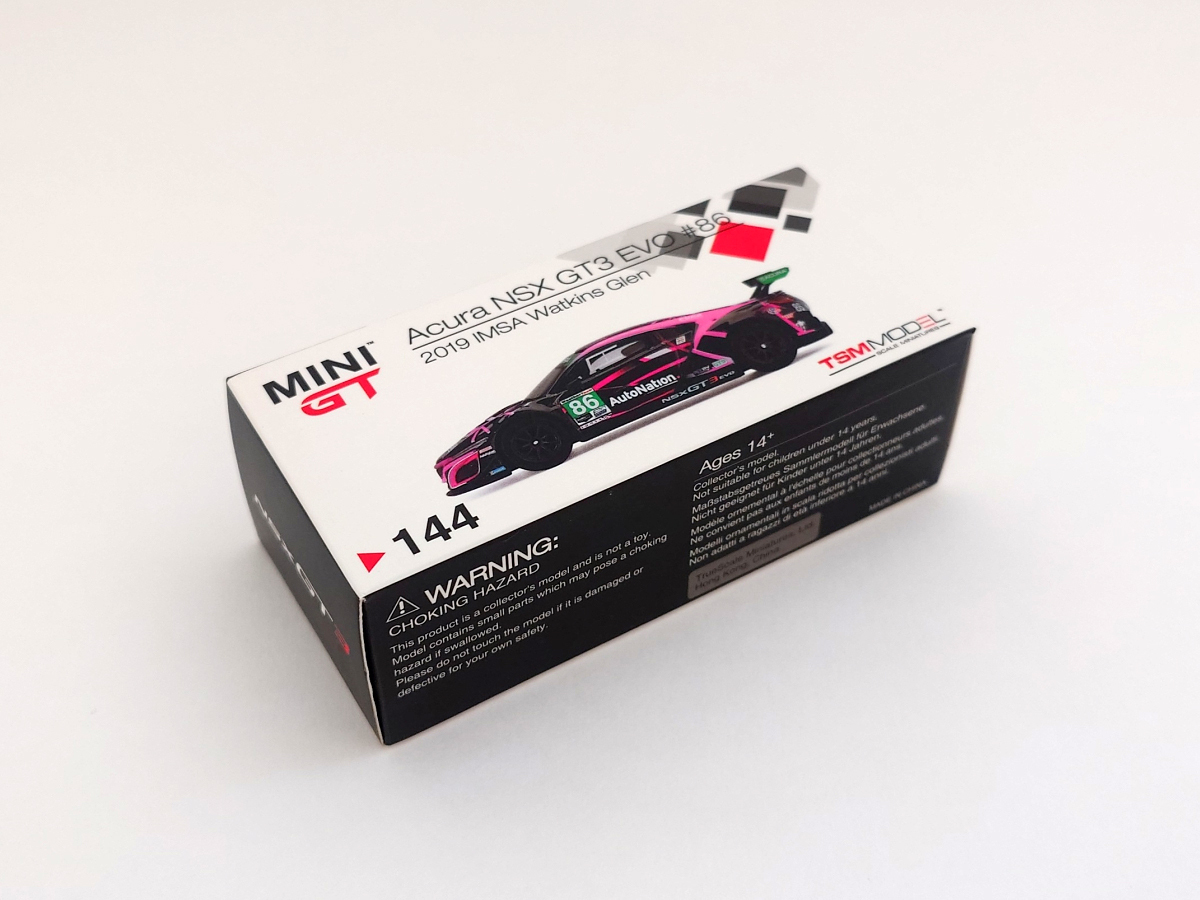 MINI GT 1/64 Acura NSX GT3 EVO #86 2019 IMSA ワトキンスグレンの画像6