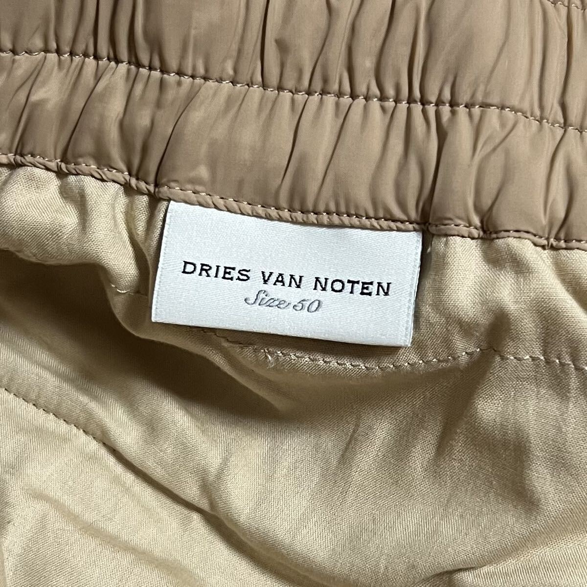 Dries Van Noten 21aw Poyle Pants 50 ナイロンパンツ ベージュ_画像6