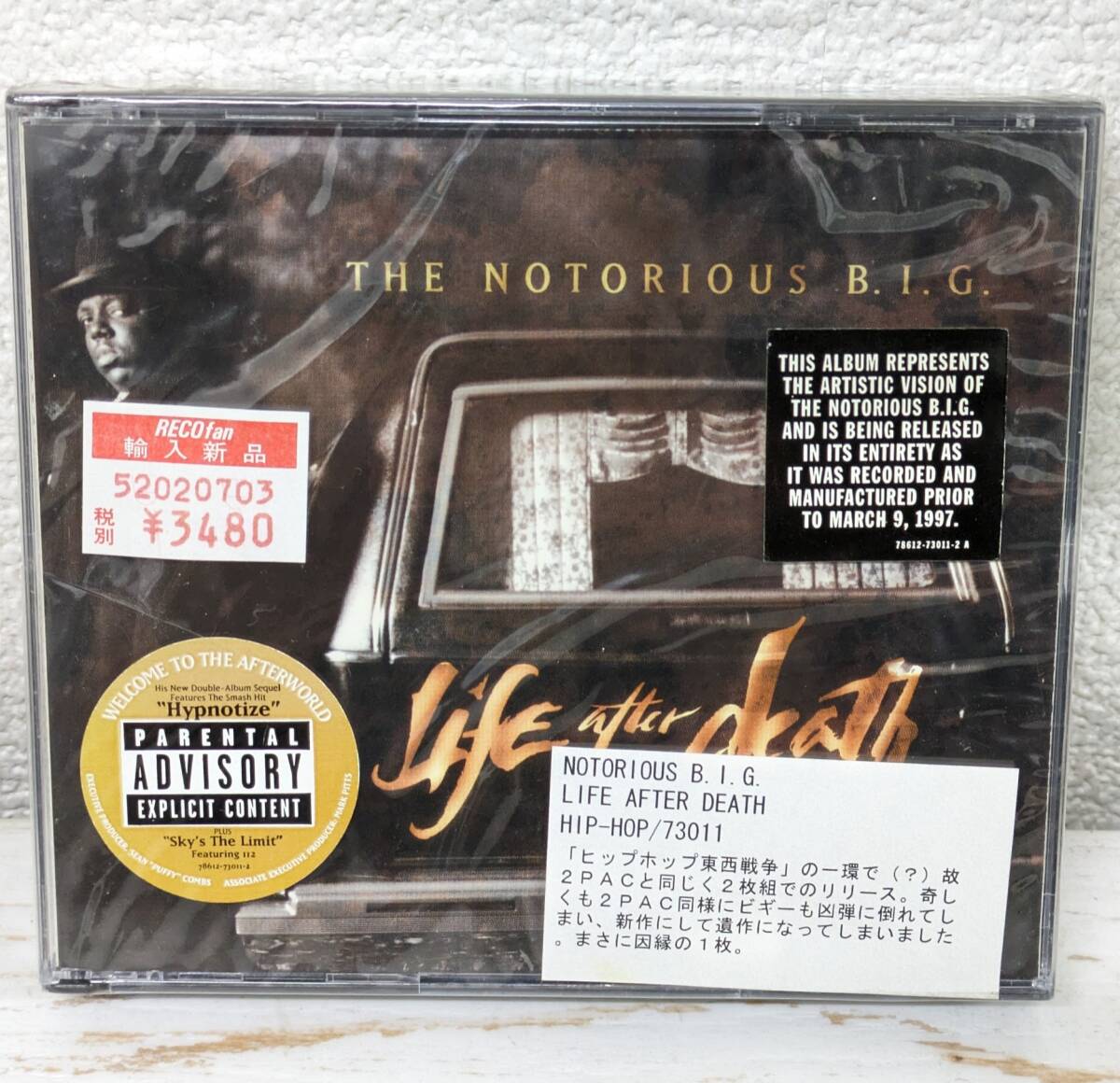 【CD・未開封品】Life After Death ザ・ノトーリアスB.I.G. 輸入盤CDの画像1