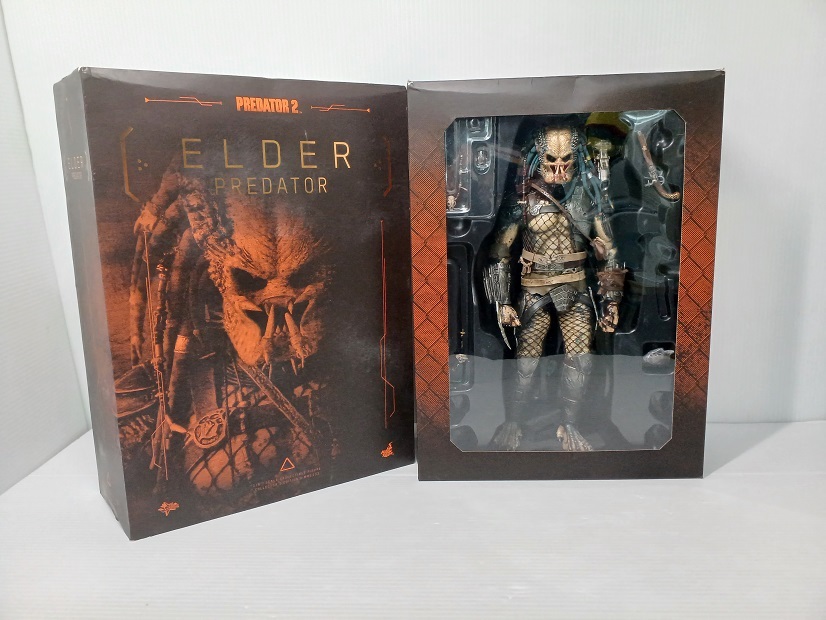 ホットトイズ PREDATOR2 ELDER プレデター2 エルダー・プレデター2.0 1/6スケール ※付属品欠品あり【ジャンク品】 ○YR-51595○_画像1