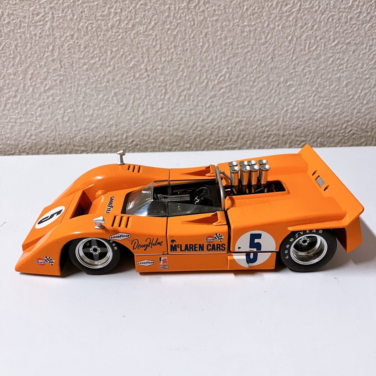 Yahoo!オークション - GMP マクラーレン M8A #5 デニス・ハルム Yahoo!オークション - GMP マクラーレン M8A #5 デニス・ハルム
