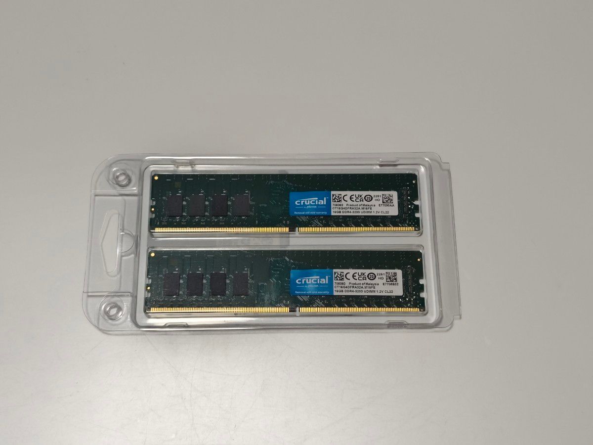 Crucial  DDR4 PC4-25600 16GBx2 32GB KIT CT2K16G4DFRA32A