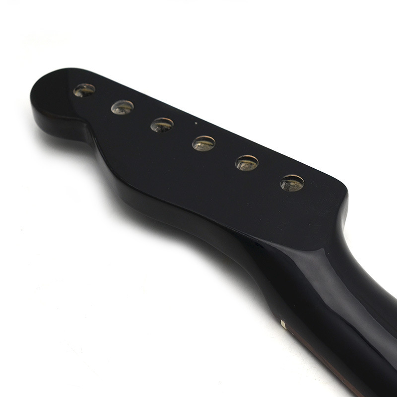 ギターネック TL テレタイプネック メイプル ローズウッド ブラック艶有り フィンガーボード ギターパーツ　MU2153_画像3