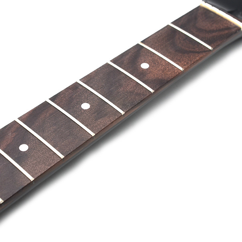 ギターネック TL テレタイプネック メイプル ローズウッド ブラック艶有り フィンガーボード ギターパーツ MU2153の画像4