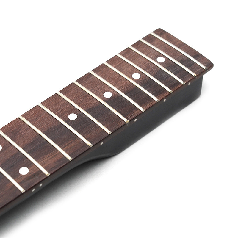 ギターネック TL テレタイプネック メイプル ローズウッド ブラック艶有り フィンガーボード ギターパーツ MU2153の画像5