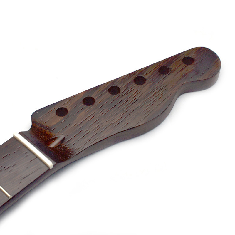 ギターネック テレタイプネック TL ウェンジの木 指板 フィンガーボード ギターパーツ マット MU2102_画像2
