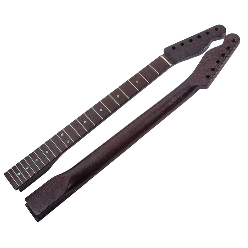 ギターネック テレタイプネック TL ウェンジの木 指板 フィンガーボード ギターパーツ マット MU2102_画像1