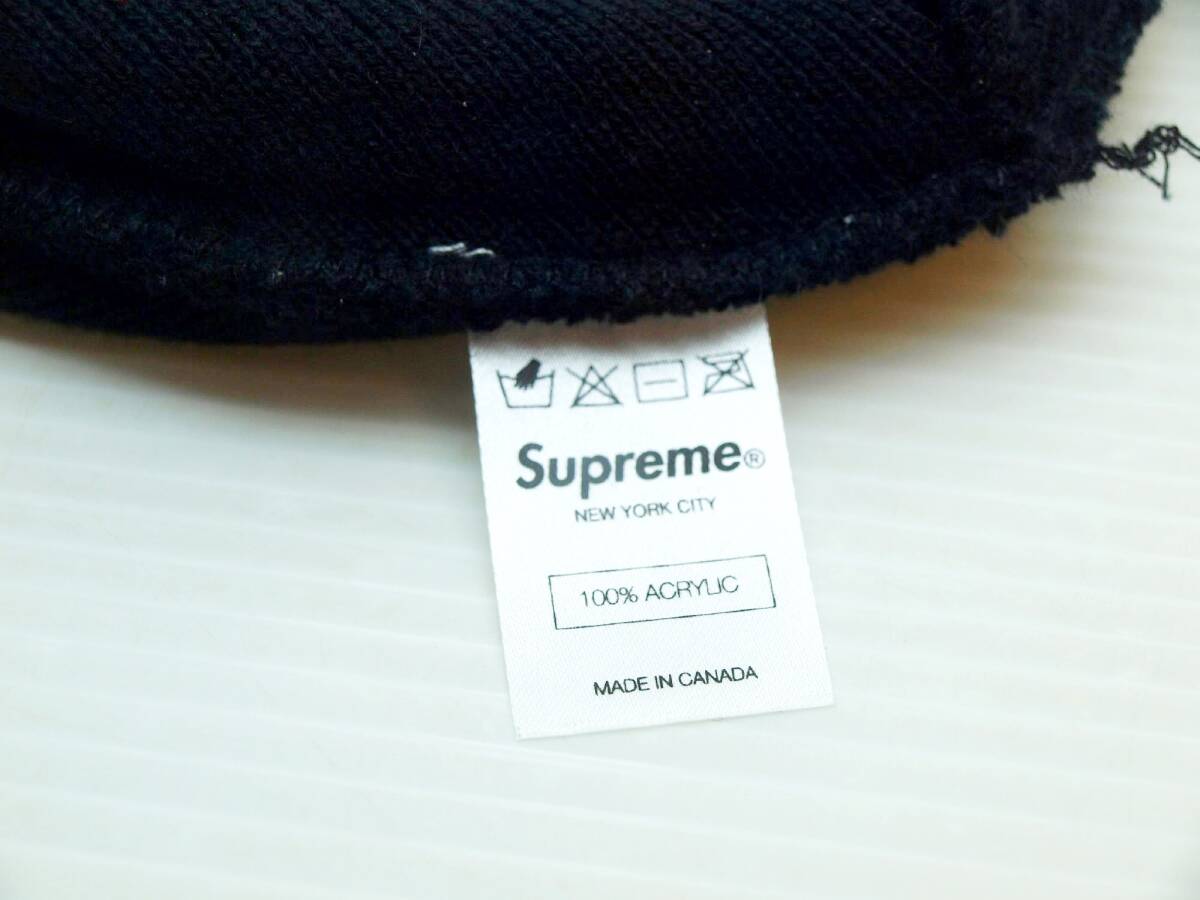 Supreme シュプリーム 09aw For God & Country Beanie イーグル 鷹 星条旗 ビーニー ニット 帽子 ブラック 黒 新品 希少 レア！_画像5