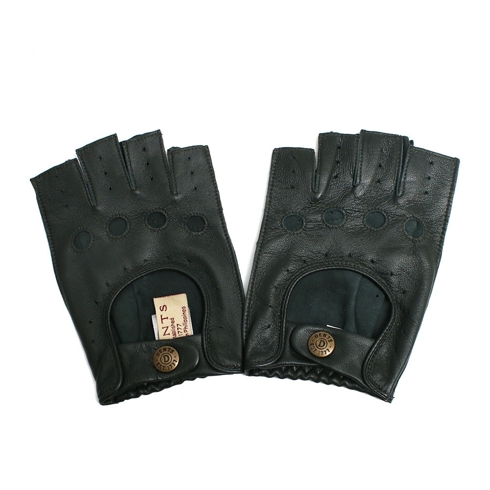 デンツ DENTS SNETTERTON 手袋 フィンガーレス グローブ 5-1009-RACINGGREEN-M メンズ グリーン 手袋