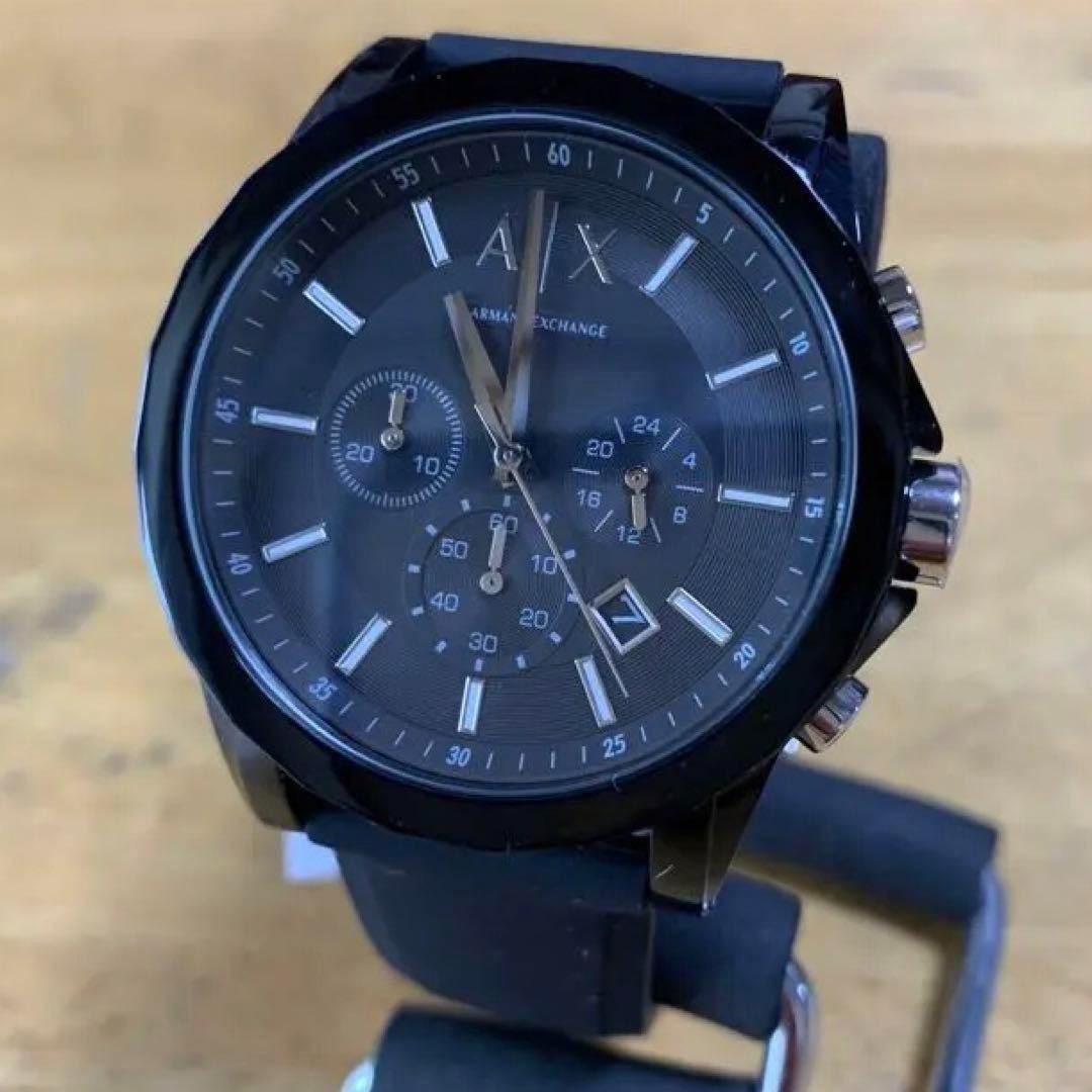 【新品】アルマーニエクスチェンジ ARMANI EXCHANGE クオーツ メンズ 腕時計 AX1326 ブラック ブラック
