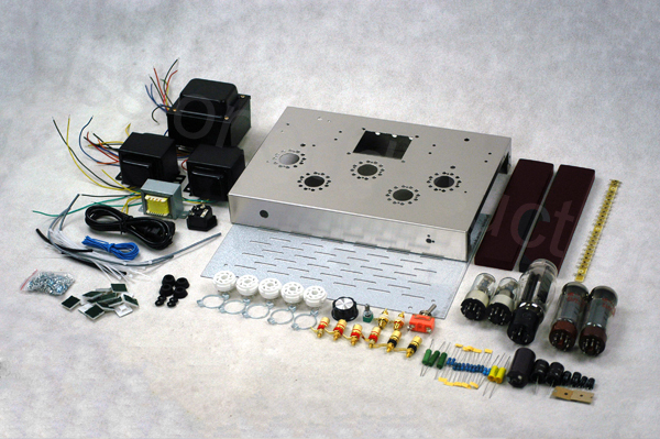 6N9P+EL34 series 5 lamp type single vacuum tube stereo power amplifier original work kit 