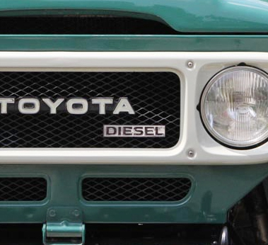 [ Toyota original ] DIESEL front emblem 75315-90A02 Land Cruiser Land Cruiser 40 series FJ40 FJ43 FJ45V 60 series HJ60V HJ61V FJ62G FJ62V