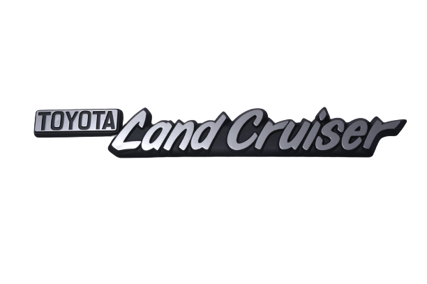 【トヨタ純正】 TOYOTA Land Cruiser サイド エンブレム 75343-90351 ランクル40 ランドクルーザー 40系 BJ40 BJ41 BJ43 BJ44 FJ40V FJ40_画像1