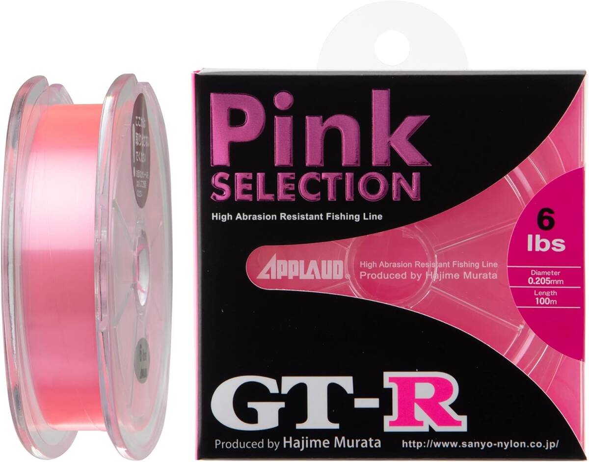  super розовый 0.4 номер /1.5lb Sanyo нейлон линия GT-R Pink Selection 100m
