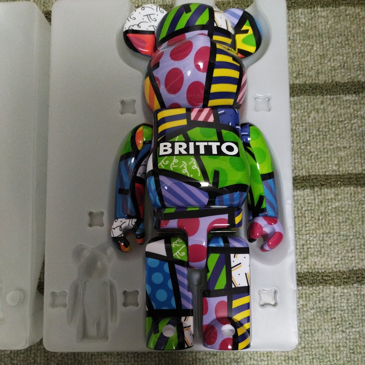 MEDICOM TOY BE@RBRICK [Romeo Britto]400%のみ　メディコムトイ　ベアブリック　ロメロ　ブリット_画像6