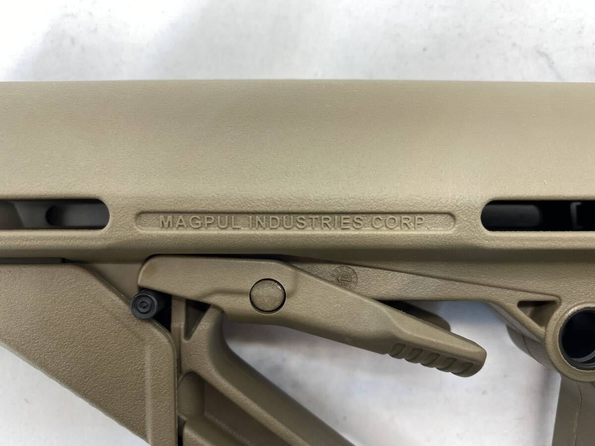 【実物・新品・送料込み】Magpul M4/AR15 CTR Carbine Stock/ストック（FDE/Flat Dark Earth/フラットダークアース/タン）Mil-SPEC_画像6