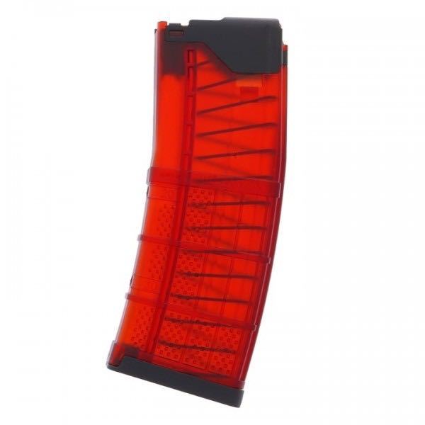 【実物・新品・未開封・送料込】LANCER SYSTEMS L5AWM ADVANCED WARFIGHTER MAGAZINE 30 ROUND Translucent Red トランスルーセントレッド_画像4