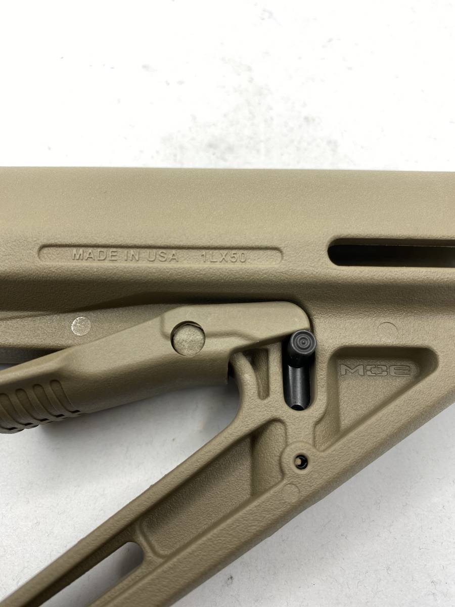 【実物・新品・送料込み】Magpul AR15/M4用MOE Stock Flat Dark Earth・フラットダークアース・FDE・タン / MIL-SPEC MOEストック MAG400_画像6