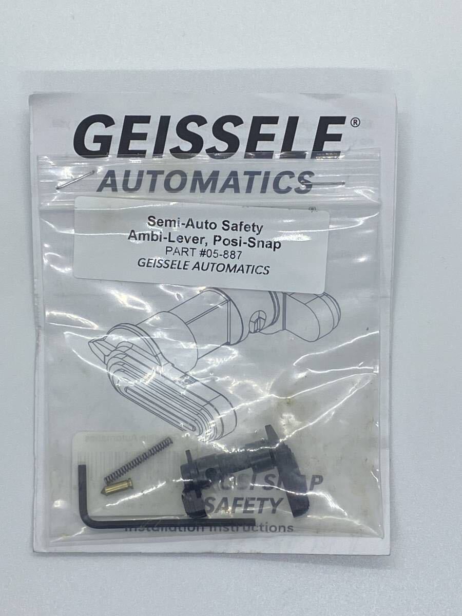 【実物・新品・未開封】Geissele Automatics ガイズリー オートマティックス Ambidextrous Posi-Snap Safety Lever AR15 アンビセレクター_画像6