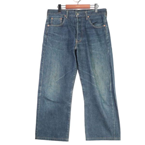 Levi's 503B リーバイス 通年 アンクル丈 USED加工★ ストレート デニム パンツ ジーンズ Sz.34　メンズ 日本製　E4B00124_3#R_画像1