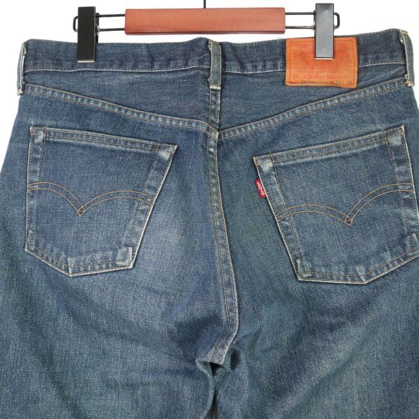 Levi's 503B リーバイス 通年 アンクル丈 USED加工★ ストレート デニム パンツ ジーンズ Sz.34　メンズ 日本製　E4B00124_3#R_画像4