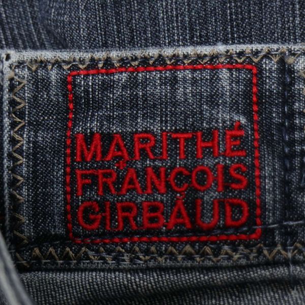 MARITHE FRANCOIS GIRBAUD Mali te franc sowa Jill bo- through year processing * skinny denim pants jeans Sz.SS lady's E4B00142_3#R