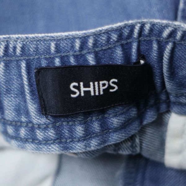 SHIPS シップス 通年 ストレッチ アンクル丈 加工★ テーパード ジョガー デニム イージー パンツ ジーンズ Sz.S　メンズ　E4B00157_3#R_画像6