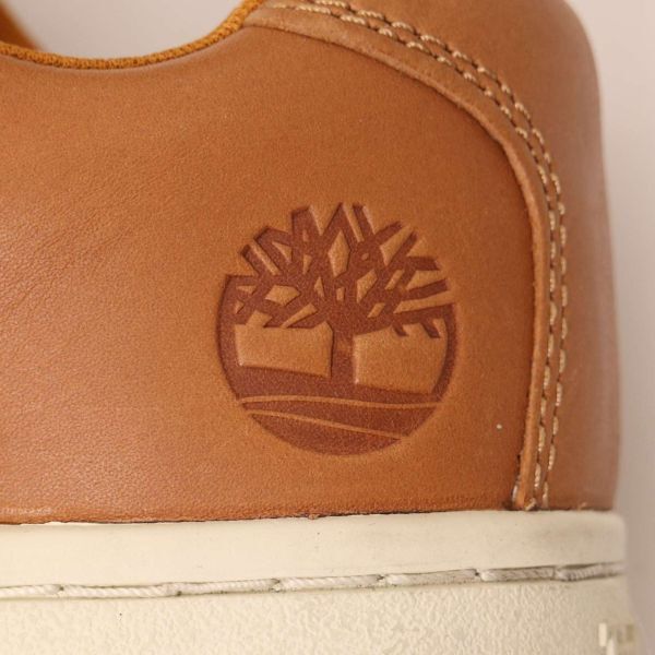 Timberland ティンバーランド 通年 ロゴ刻印 レザー★ スニーカー シューズ 靴 Sz.25cm　レディース　E4G00079_3#U_画像9